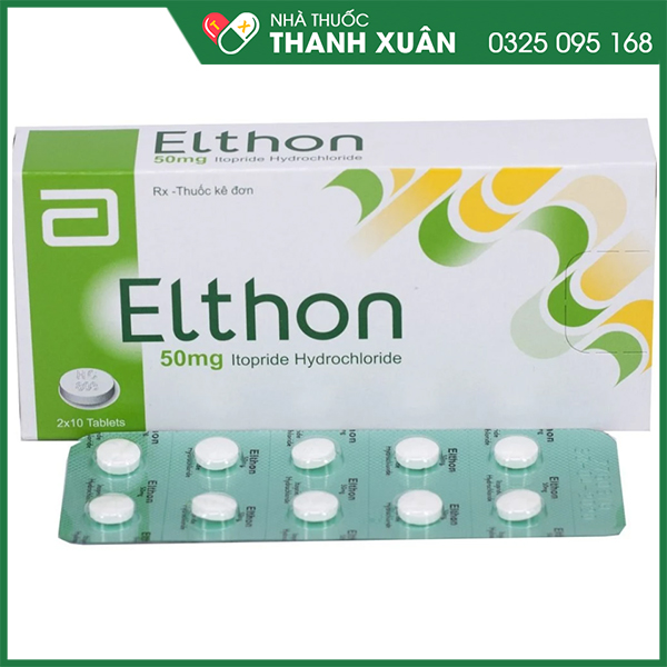 Thuốc Elthon trị triệu chứng trong viêm dạ dày